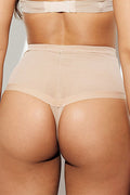 50278 6 Piece Soft & Comfortable Tummy Control Women's Mesh Shapewear Thong