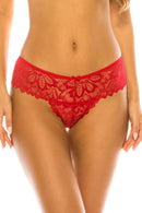 544 12 Piece Floral Lace Thong