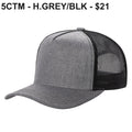 5CTM - Solid & 2-Tone Cotton/Poly Hat