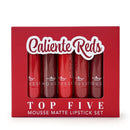 5PC Mousse Matte Lipstick  Set