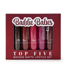 5PC Mousse Matte Lipstick Set