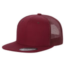 6FTM - 6 Panel Flat Bill Mesh