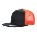 6FTM - 6 Panel Flat Bill Mesh