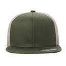 6FTM - 6 Panel Flat Bill Mesh