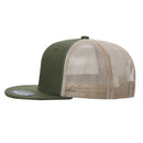 6FTM - 6 Panel Flat Bill Mesh