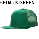 6FTM - 6 Panel Flat Bill Mesh