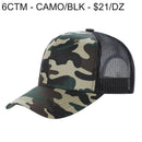 6CTM - 6 Panel Curve Trucker Mesh Hat (SALE)
