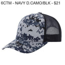 6CTM - 6 Panel Curve Trucker Mesh Hat (SALE)