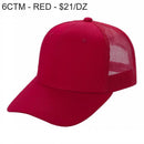 6CTM - 6 Panel Curve Trucker Mesh Hat (SALE)