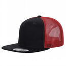 6FTM - 6 Panel Flat Bill Mesh