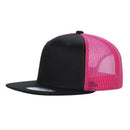 6FTM - 6 Panel Flat Bill Mesh