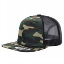 6FTM - 6 Panel Flat Bill Mesh