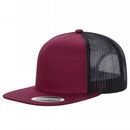 6FTM - 6 Panel Flat Bill Mesh
