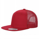 6FTM - 6 Panel Flat Bill Mesh