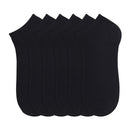 MAMIA LOW CUT PLAIN BLACK SOCKS (70033_BT-A)