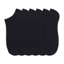 MAMIA NO SHOW PLAIN BLACK SOCKS (70033_BT-D)