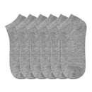 MAMIA LOW CUT PLAIN GRAY SOCKS (70033_G/P)