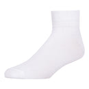MAMIA QUARTER PLAIN SPANDEX SOCKS (70093_WHITE)