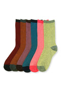 MAMIA LADIES DESIGN CREW SOCKS (ST3)