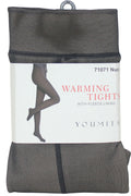 71071 6-Pack Warming Tights with Fleece Lining â€“ Thermal Footed Leggings