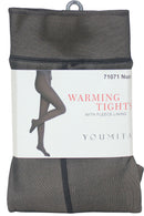 71071 6-Pack Warming Tights with Fleece Lining â€“ Thermal Footed Leggings