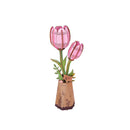 3D Wooden Puzzle | Pink Tulip