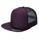 7FTM - 7 Panel Flat Bill Trucker Cap