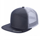 7FTM - 7 Panel Flat Bill Trucker Cap