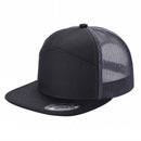 7FTM - 7 Panel Flat Bill Trucker Cap