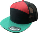 7FTM - 7 Panel Flat Bill Trucker Cap