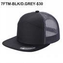 7FTM - 7 Panel Flat Bill Trucker Cap