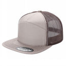 7FTM - 7 Panel Flat Bill Trucker Cap