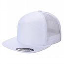 7FTM - 7 Panel Flat Bill Trucker Cap