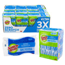Scotch-Brite Zero Scratch Scrub Sponge, 24 Pack, 3x Quicker & Stronger