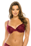 89148 12 Piece Extreme Push Up & Comfortable Fit Laser Cut Bra with Lace Trim  B/C Cup