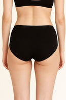 90072 6 Pieces Soft and Comfortable Laser Cut Panty C01