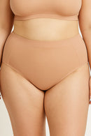 90072 6 Pieces Soft and Comfortable Laser Cut Panty C01