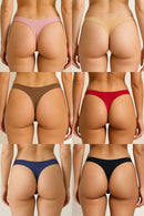 90078 Laser Cut Seamless Thong â€“ 6 Color Pack C01