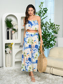 WOMEN'S 2PC. TOP & PANTS FLORAL SET