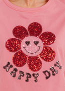 WOMEN'S SHORT SLEEVE GRAPHIC TOP
