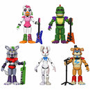 ASST: Action Figures: FNAF-Security Breach PizzaPlex-Set of 6