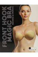 B3300 1-Piece Backless & Strapless with Wing Shape Design Front Hook Magic Bra