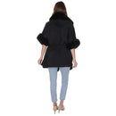 Faux Fur Hoodie Shawl P3802 (1PC)