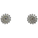 Rhinestone Flower Brooch BC0427-12 (12PC)