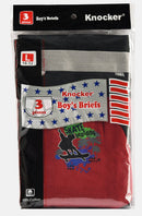KNOCKER BOY'S COLOR BAND BRIEFS (BC3450P)