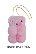 Pom Pom Bear Crossbody Bag BG921 (6PC)