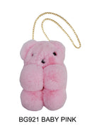 Pom Pom Bear Crossbody Bag BG921 (6PC)