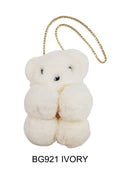 Pom Pom Bear Crossbody Bag BG921 (6PC)