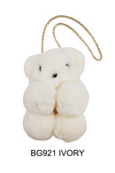 Pom Pom Bear Crossbody Bag BG921 (6PC)