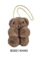 Pom Pom Bear Crossbody Bag BG921 (6PC)
